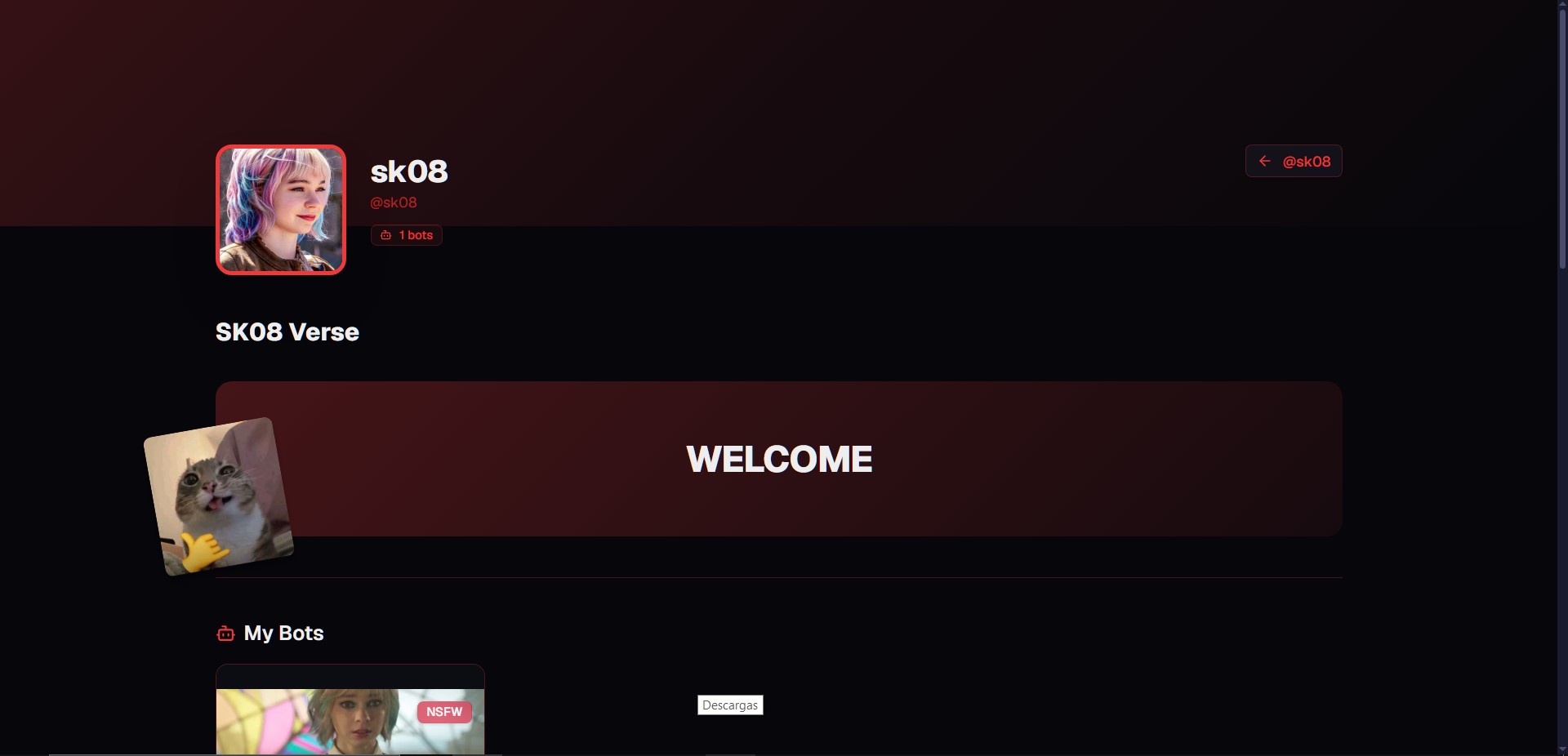 Your creator page